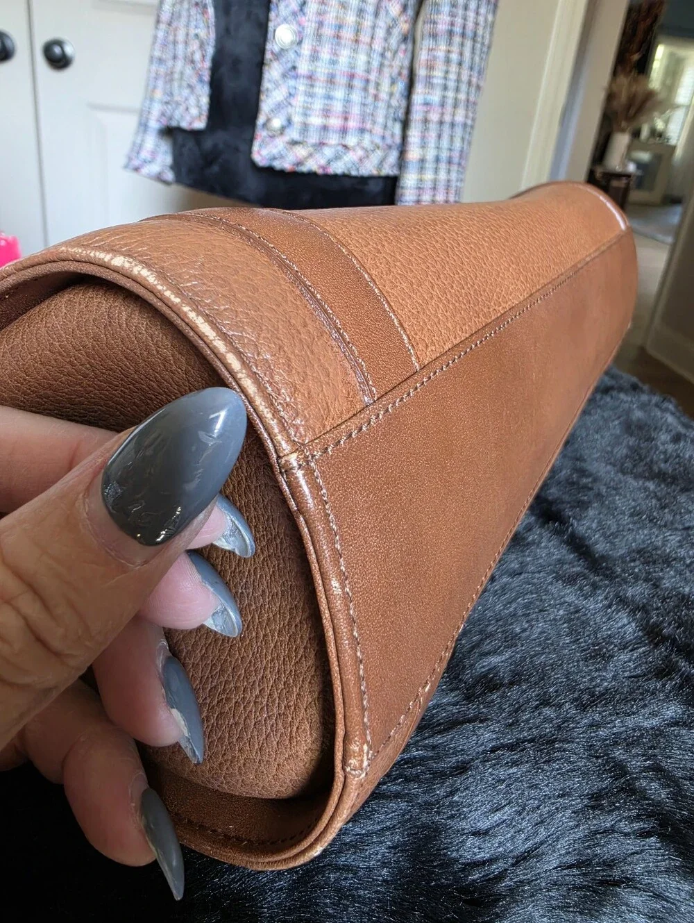 Authentic Burberry Classic Top-Handle Bag